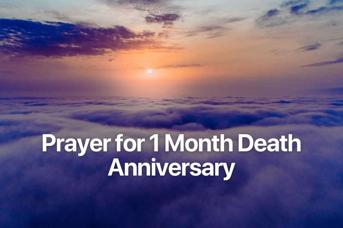 Prayer for 1 Month Death Anniversary