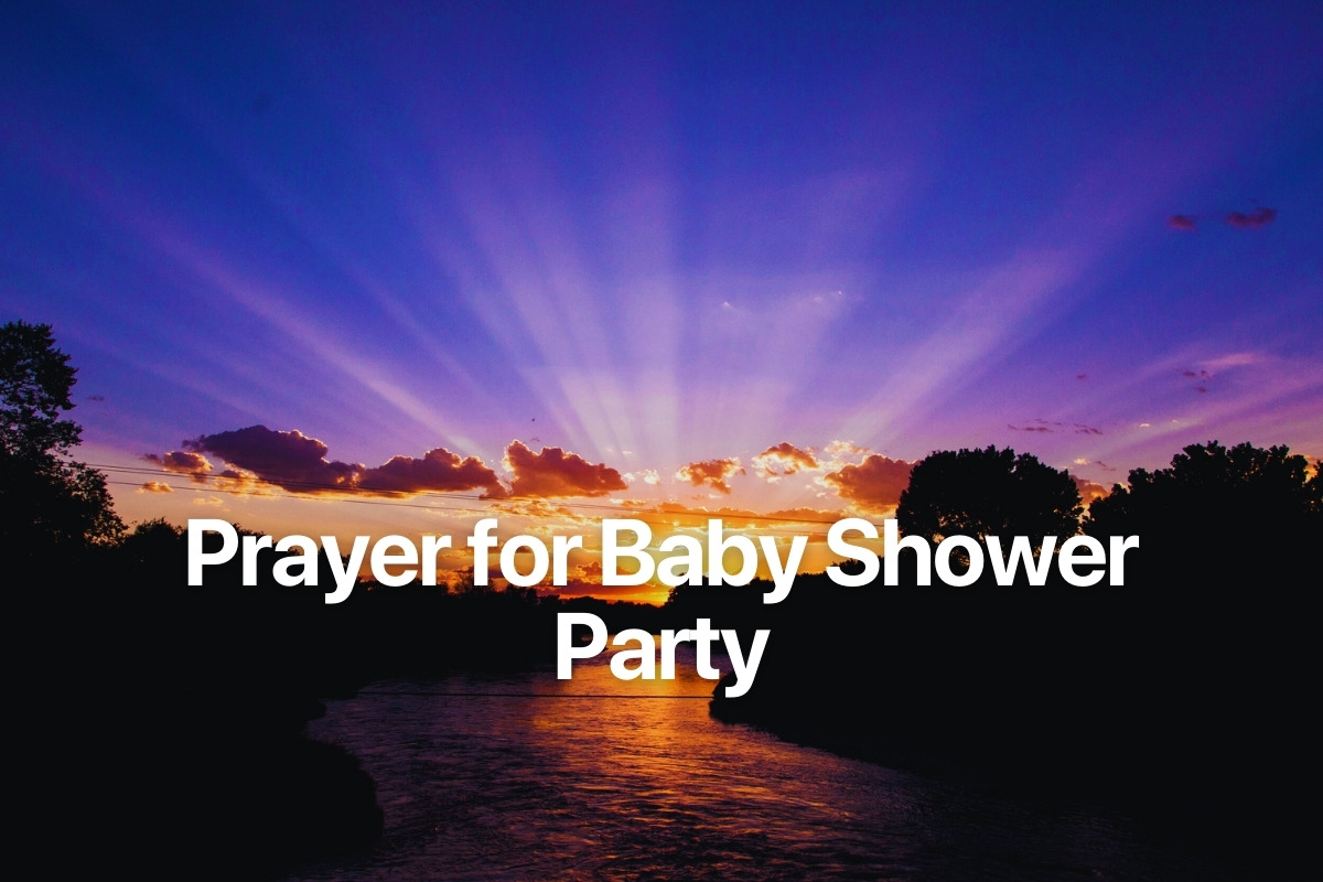 Prayer for Baby Shower Party