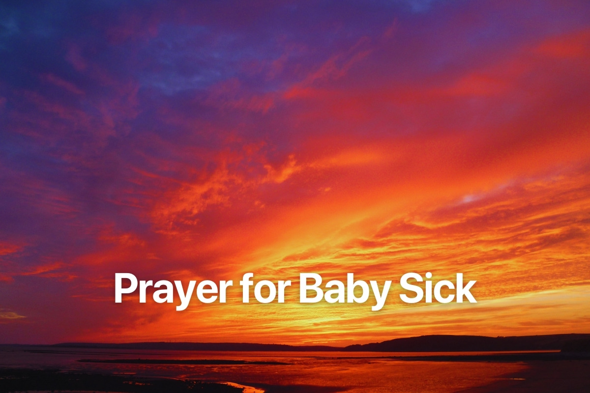 Prayer for Baby Sick