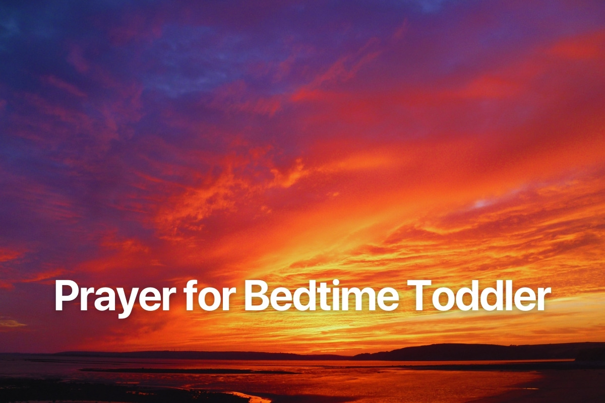 Prayer for Bedtime Toddler