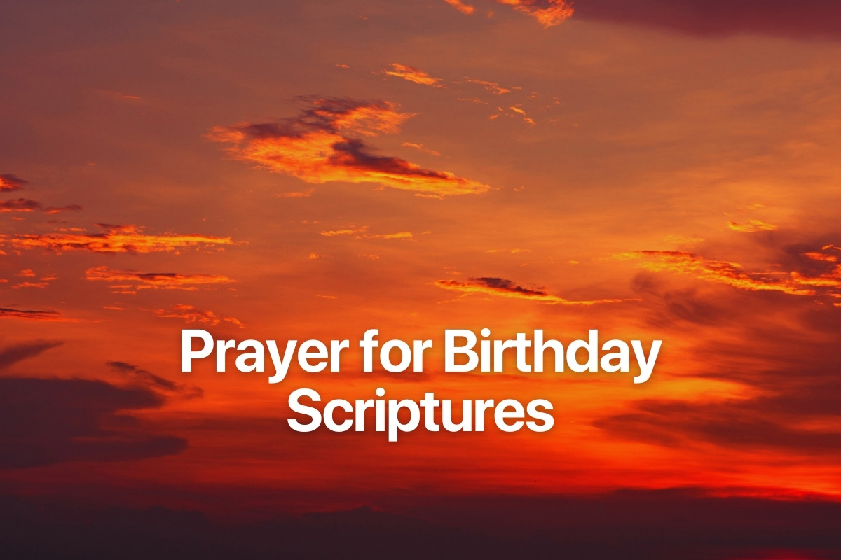 Prayer for Birthday Scriptures