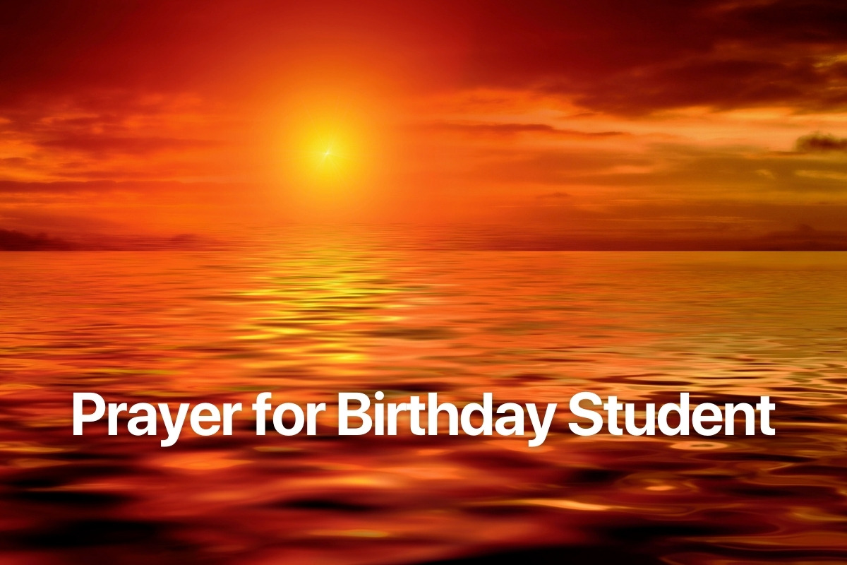 Prayer for Birthday Student