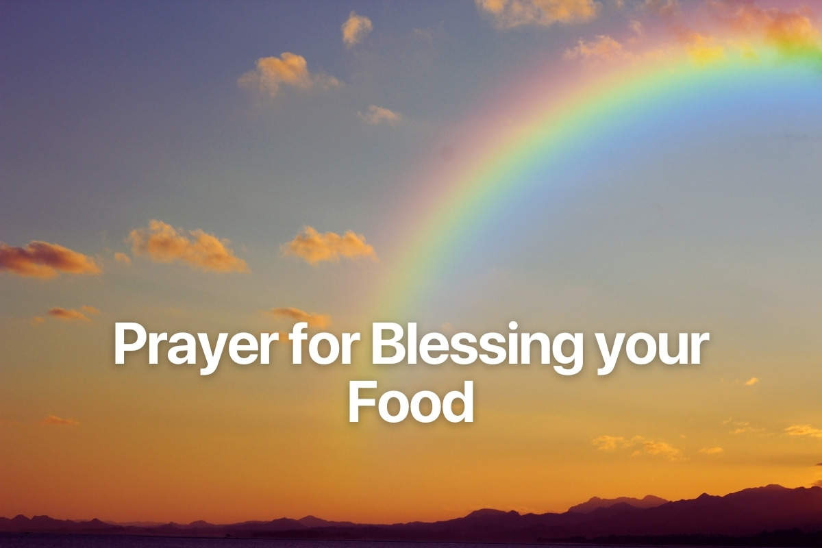 Prayer for Blessing your Food