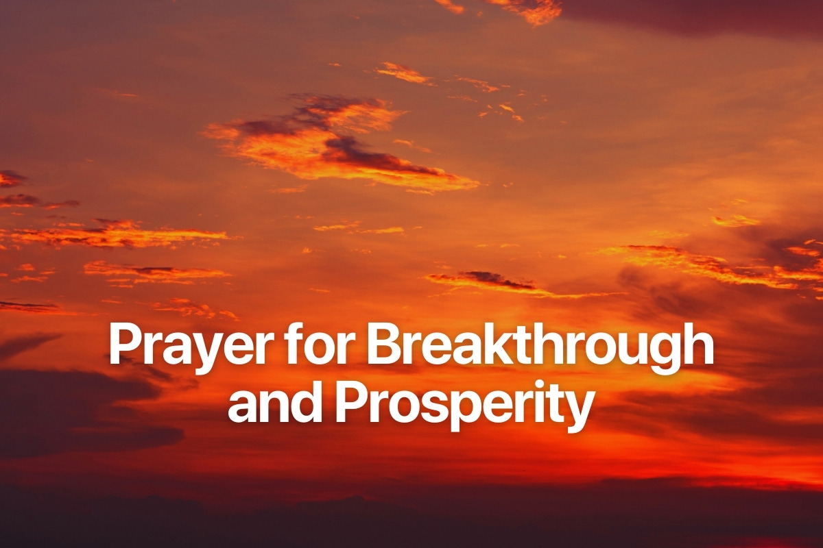 Prayer for Breakthrough and Prosperity