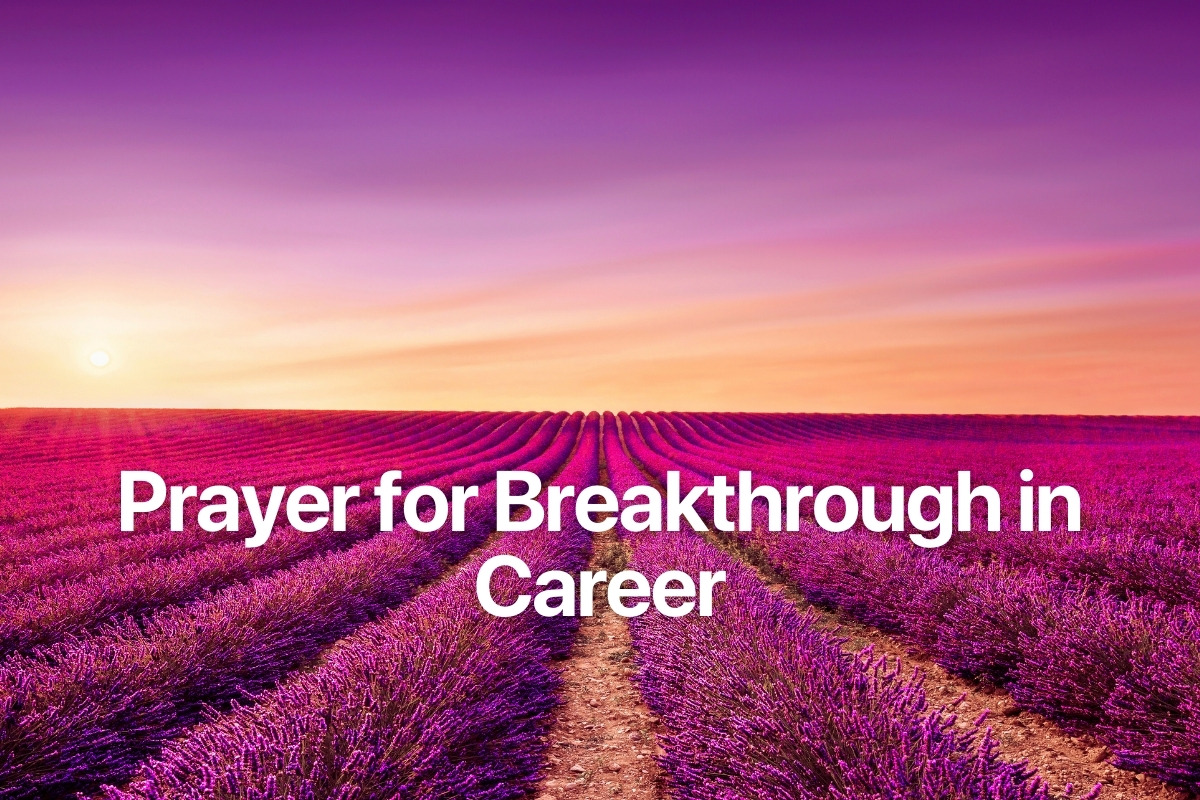 Prayer for Breakthrough in Career