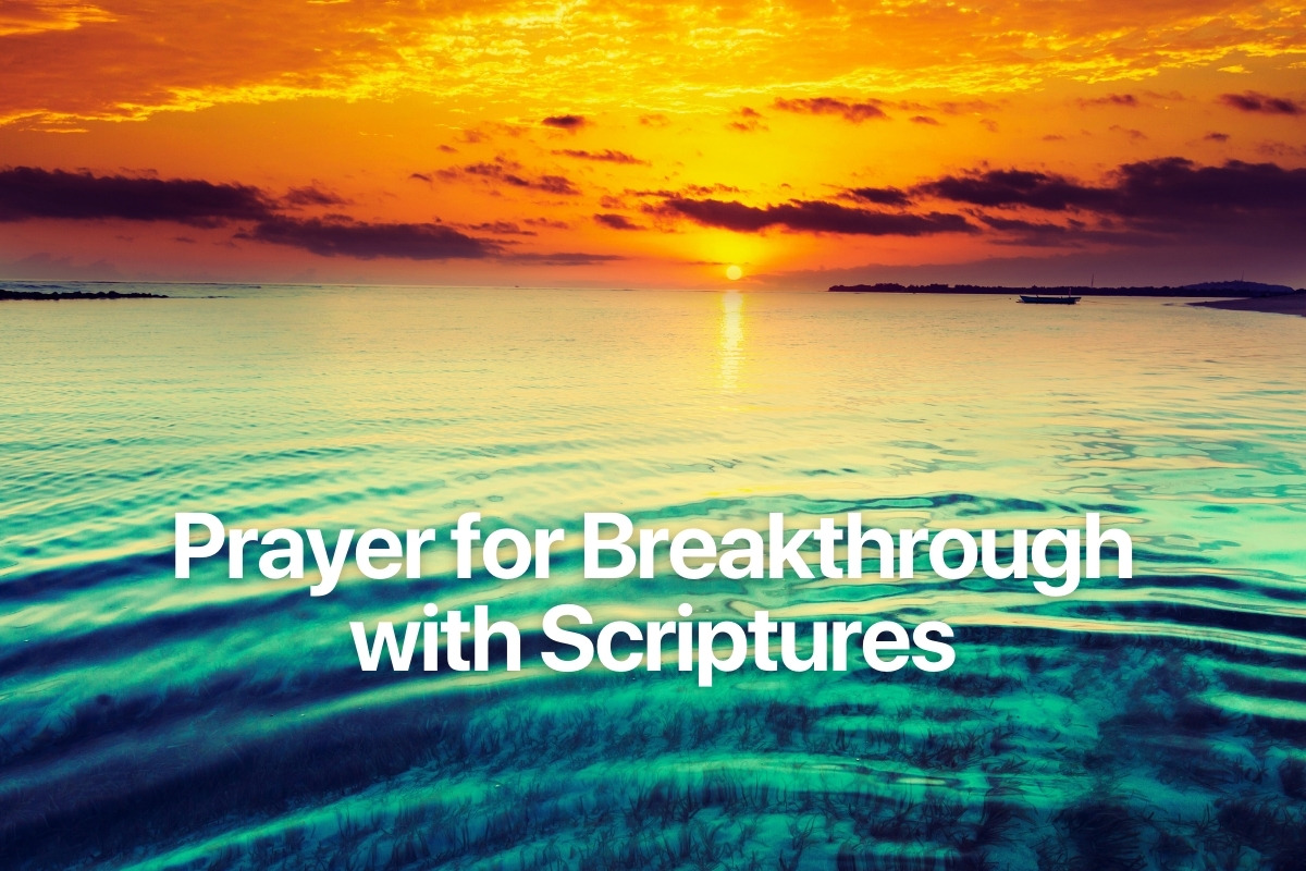 Prayer for Breakthrough with Scriptures