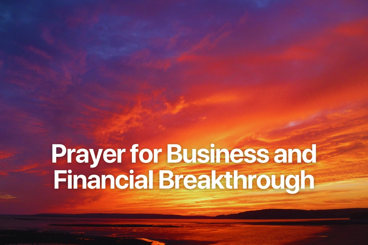 Prayer for Business and Financial Breakthrough