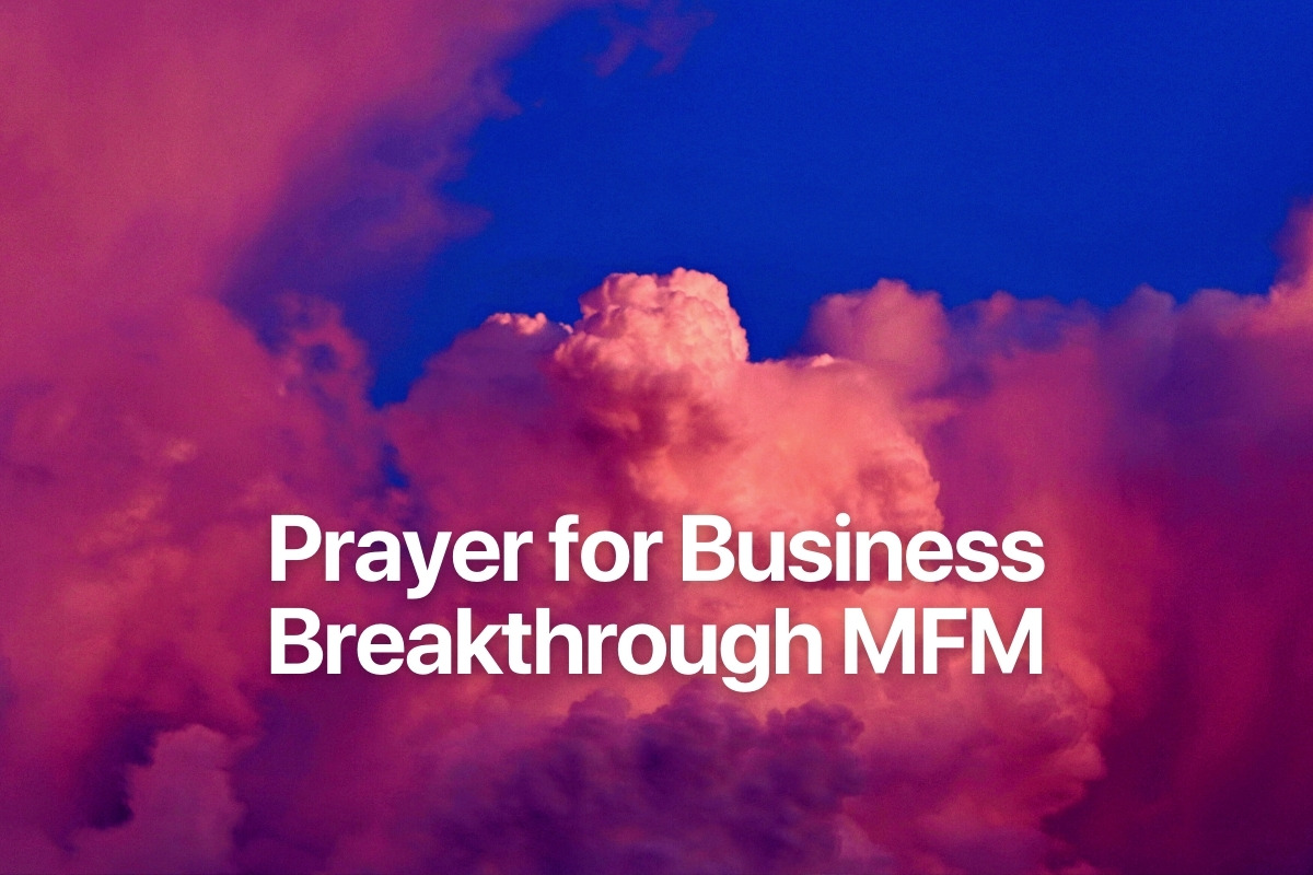 Prayer for Business Breakthrough MFM