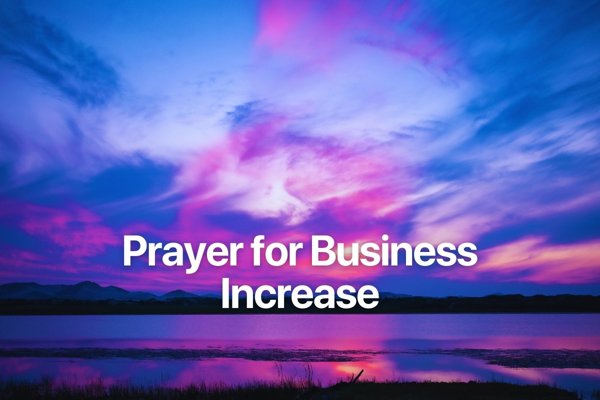 Prayer for Business Increase