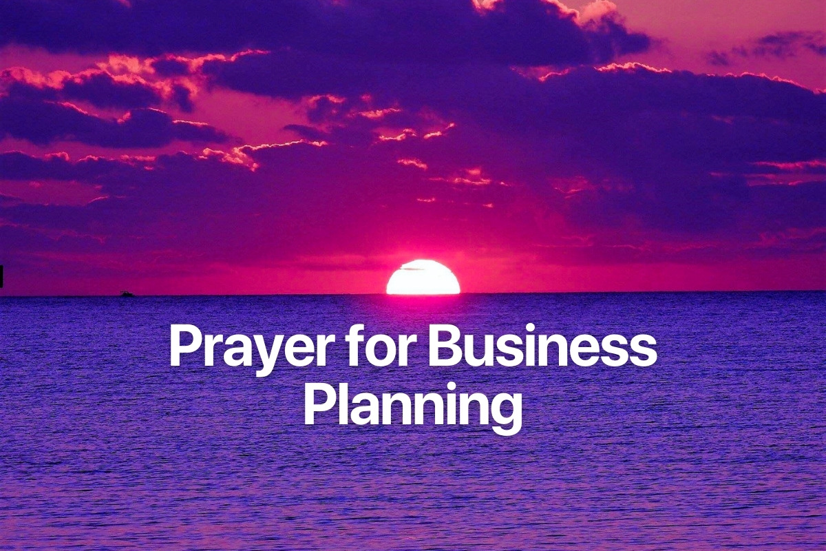 Prayer for Business Planning