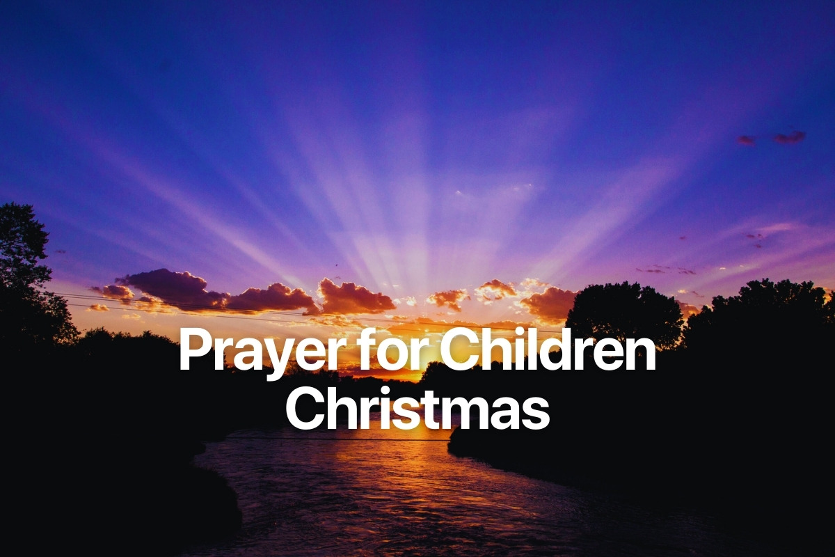 Prayer for Children Christmas