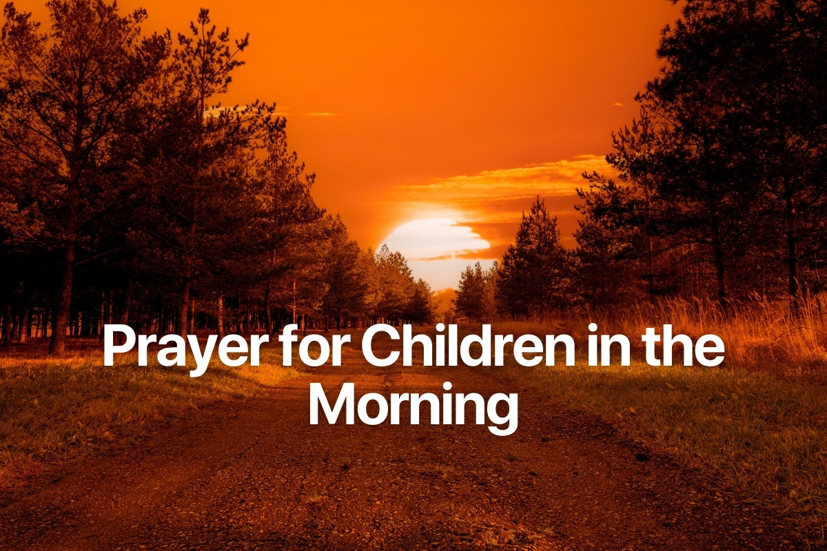 Prayer for Children in the Morning