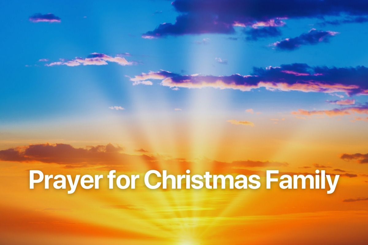 Prayer for Christmas Family