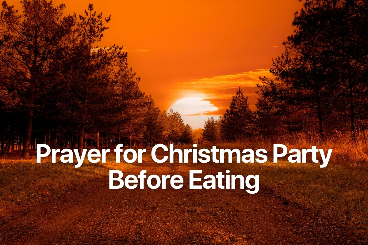 Prayer for Christmas Party Before Eating