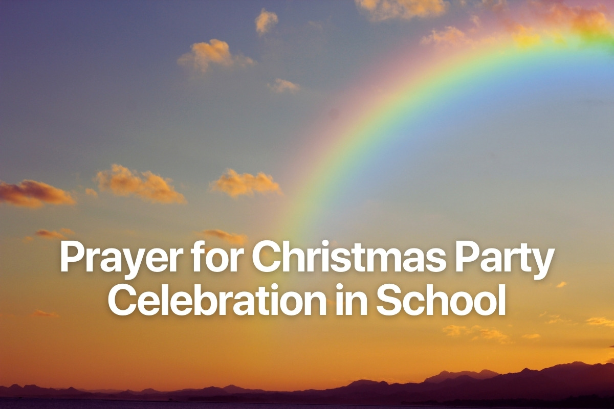 Prayer for Christmas Party Celebration in School