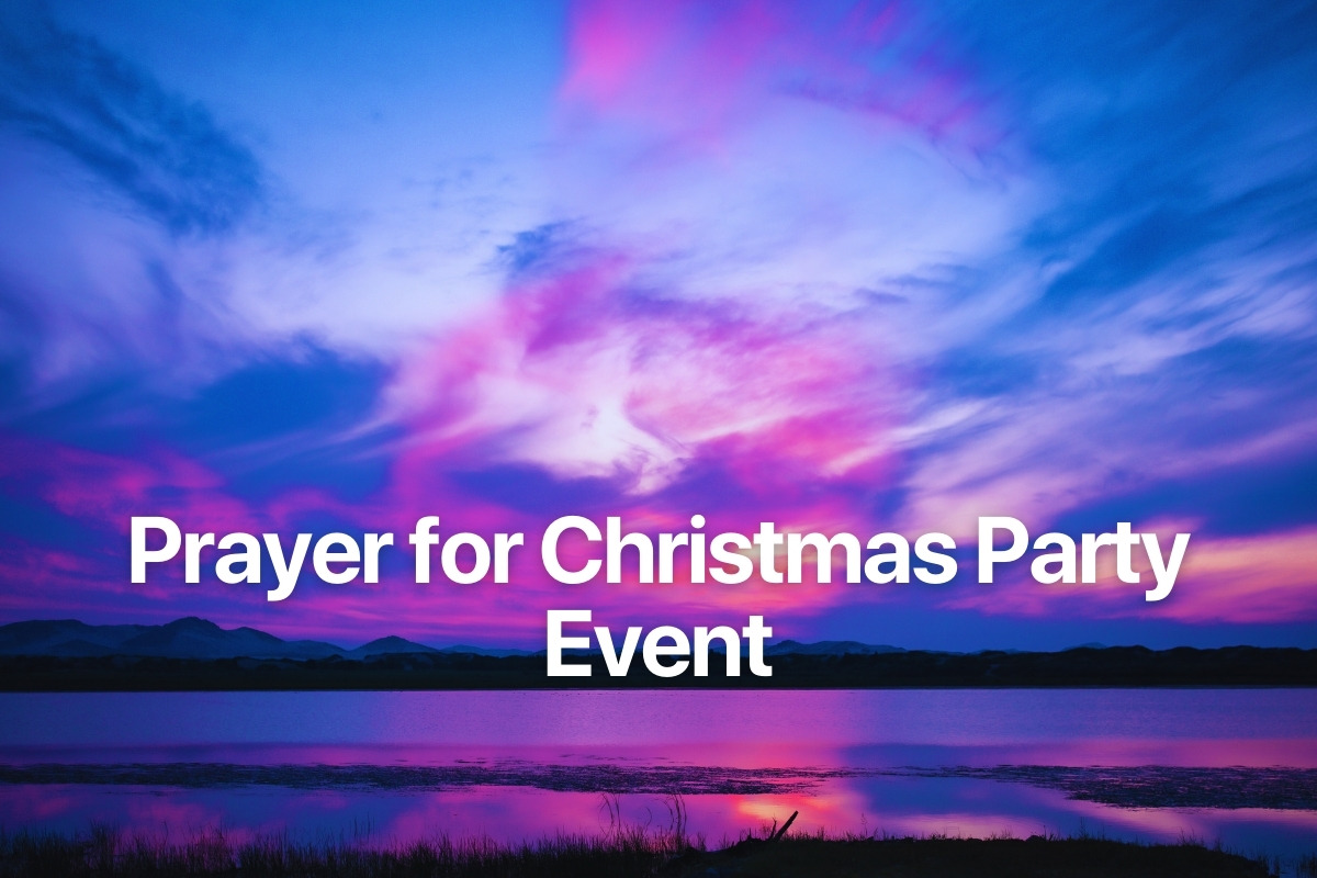 Prayer for Christmas Party Event