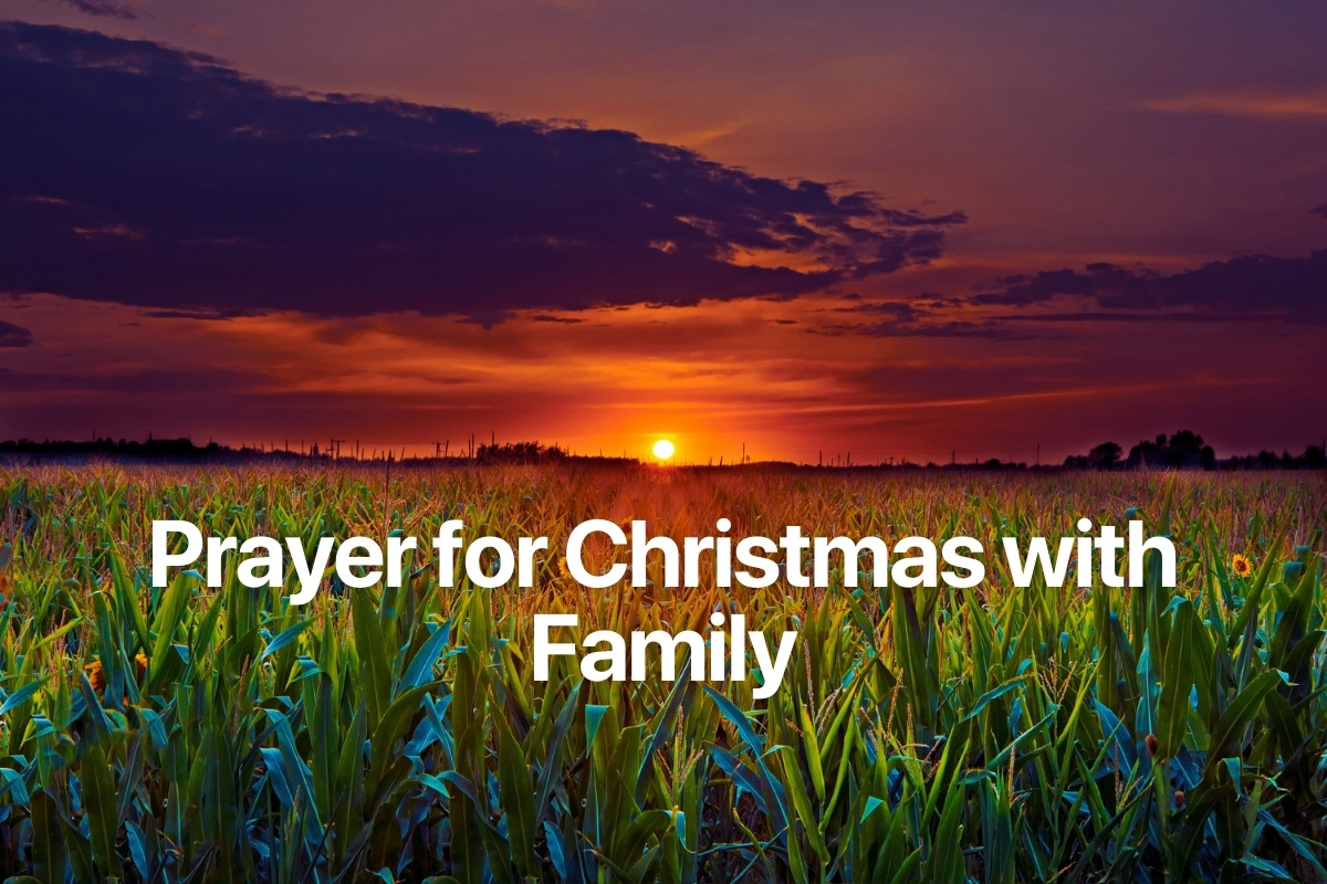 Prayer for Christmas with Family