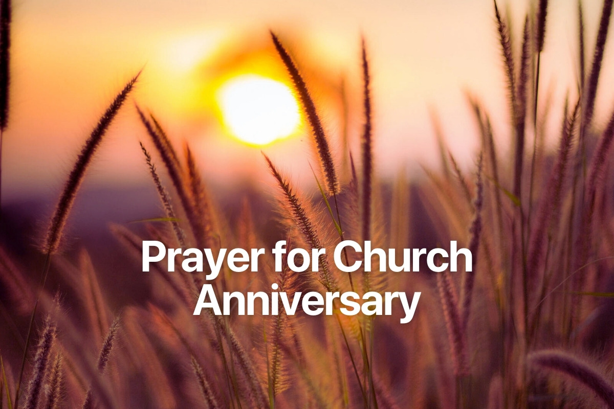 Prayer for Church Anniversary