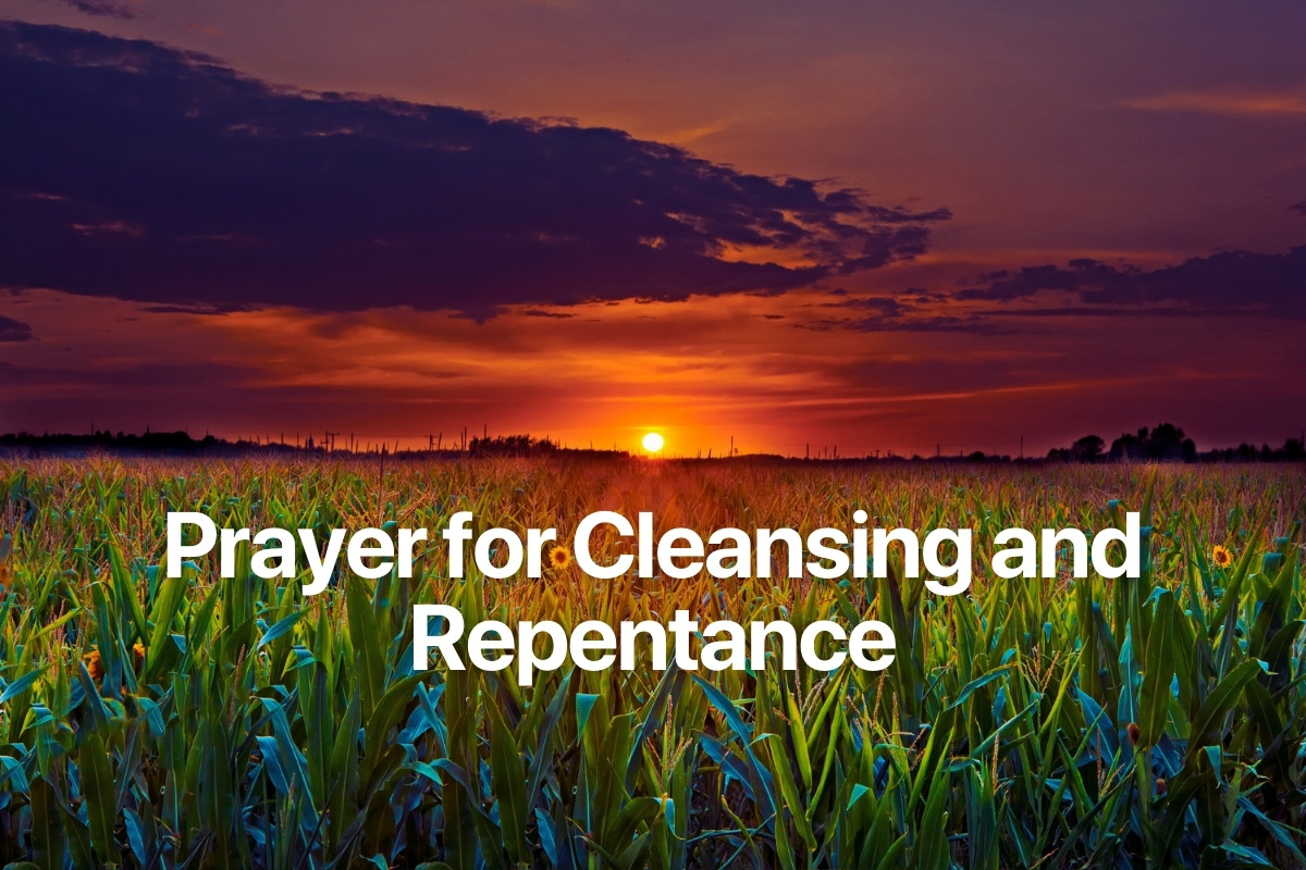 Prayer for Cleansing and Repentance