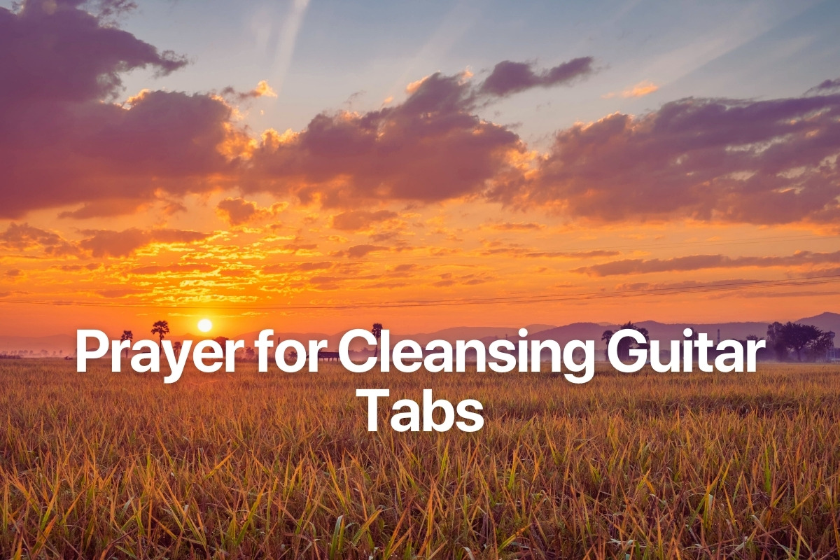 Prayer for Cleansing Guitar Tabs