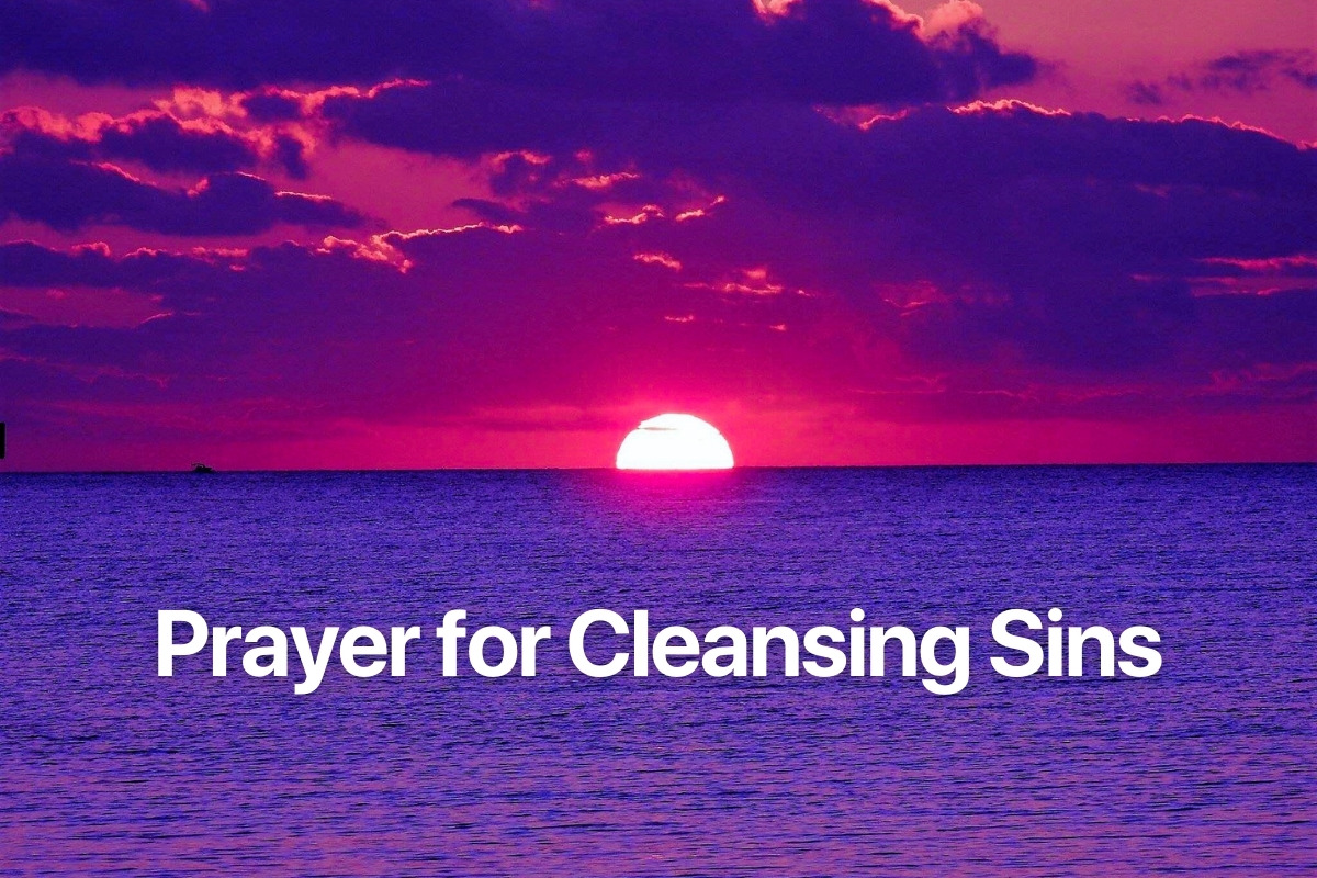 Prayer for Cleansing Sins