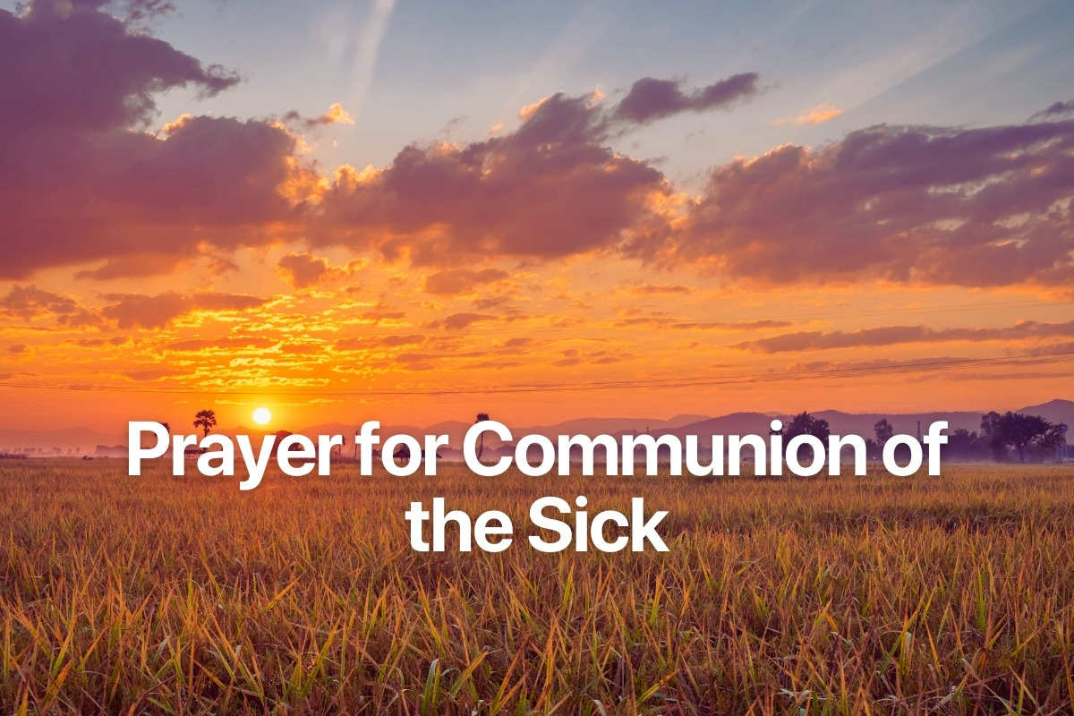 Prayer for Communion of the Sick