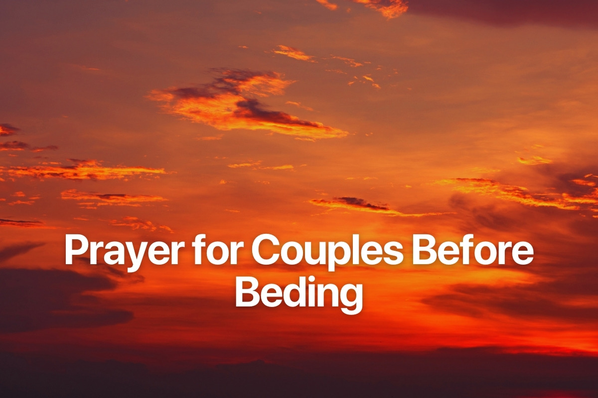Prayer for Couples Before Beding
