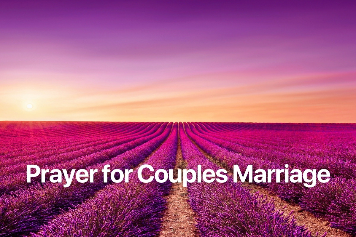 Prayer for Couples Marriage