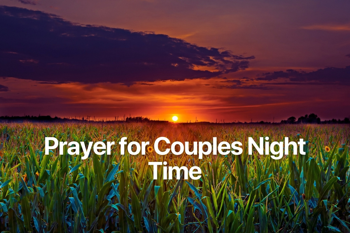 Prayer for Couples Night Time