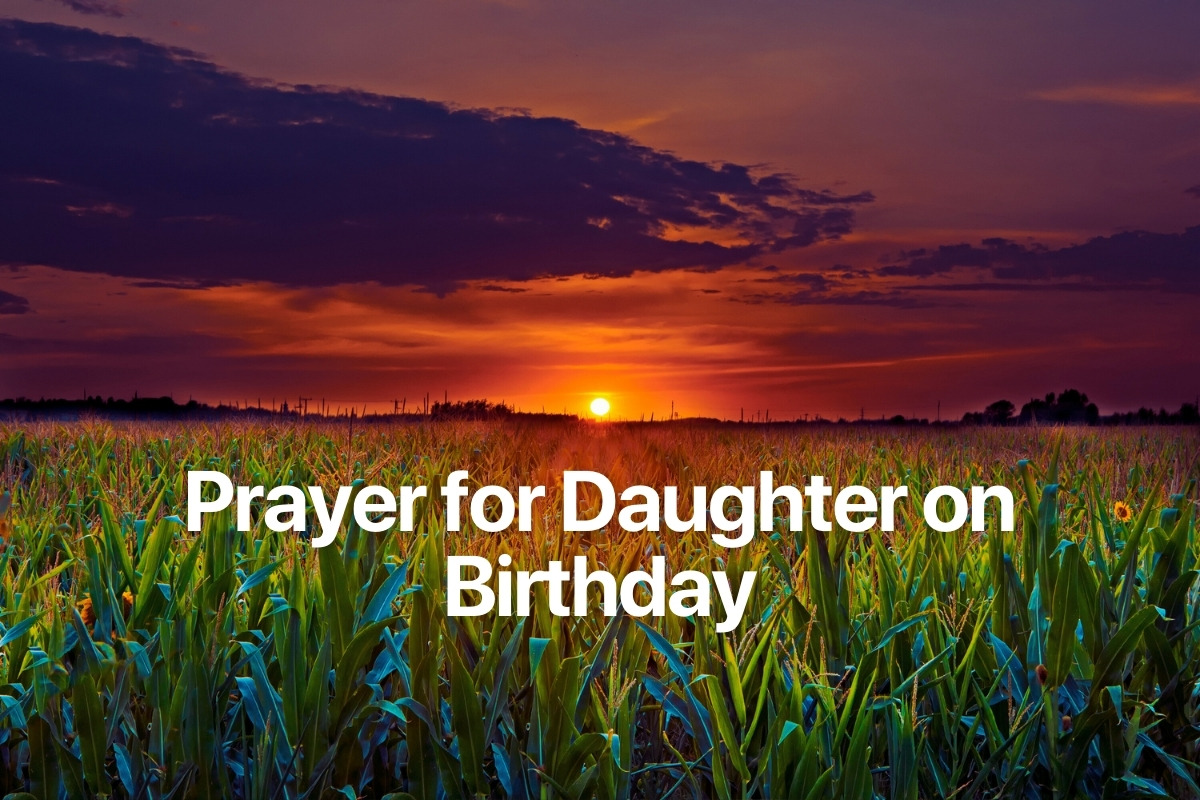 Prayer for Daughter on Birthday