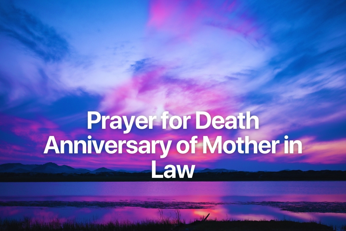 Prayer for Death Anniversary of Mother in Law