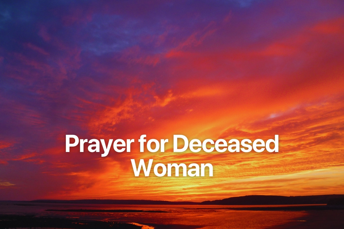 Prayer for Deceased Woman