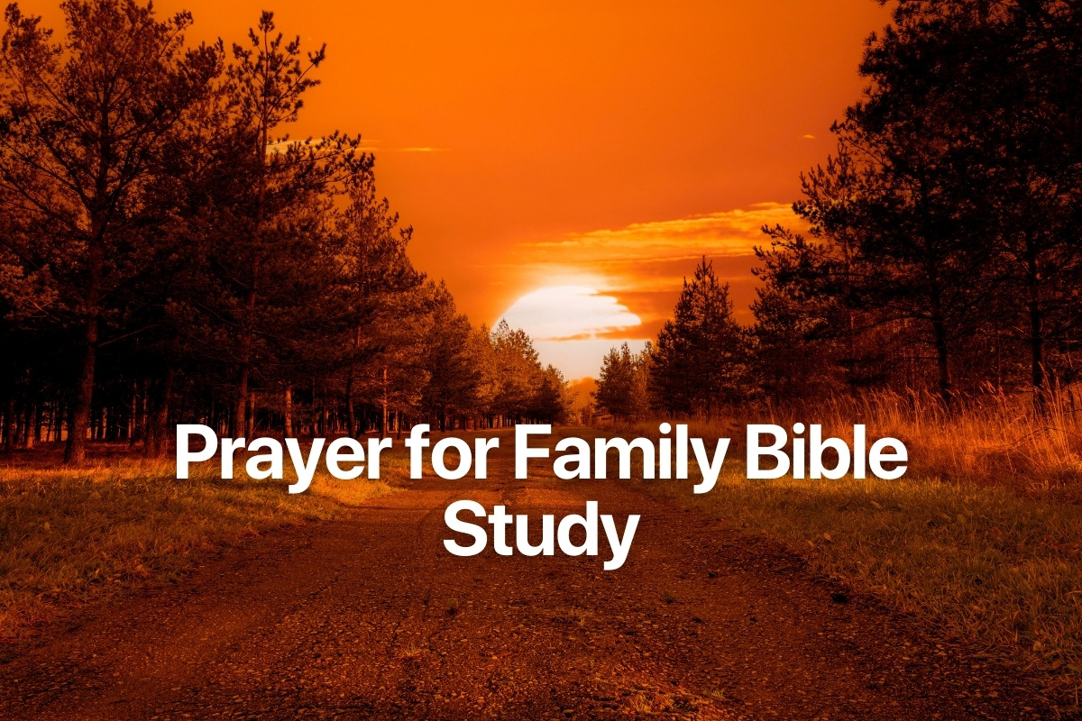 Prayer for Family Bible Study