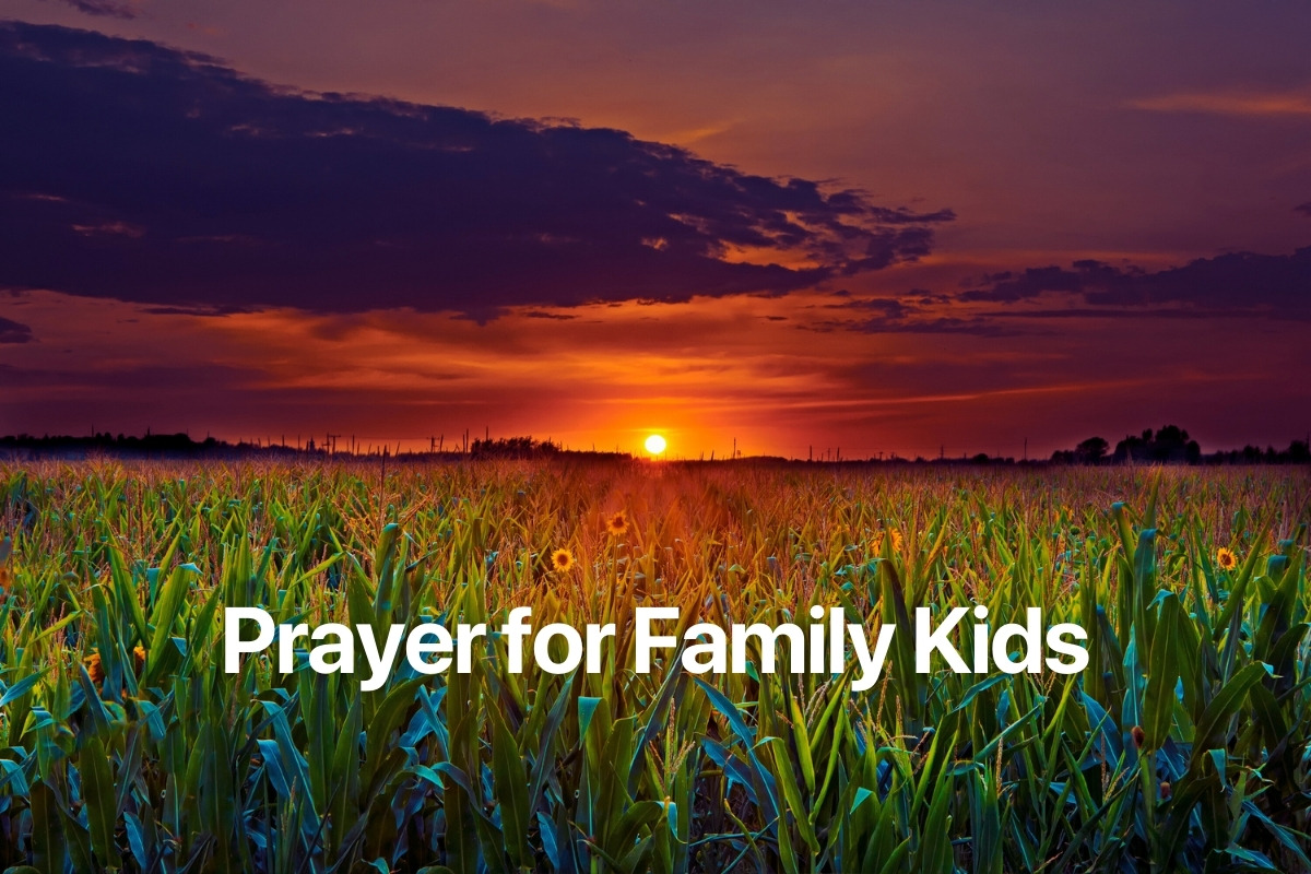 Prayer for Family Kids