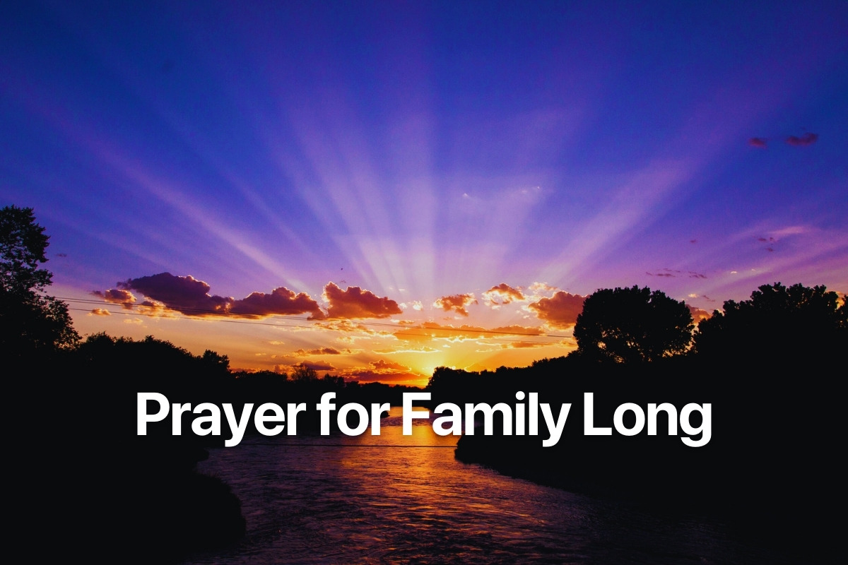 Prayer for Family Long