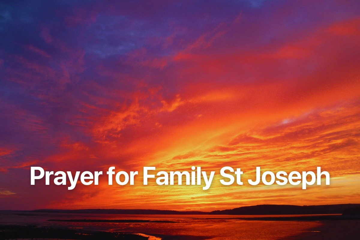 Prayer for Family St Joseph