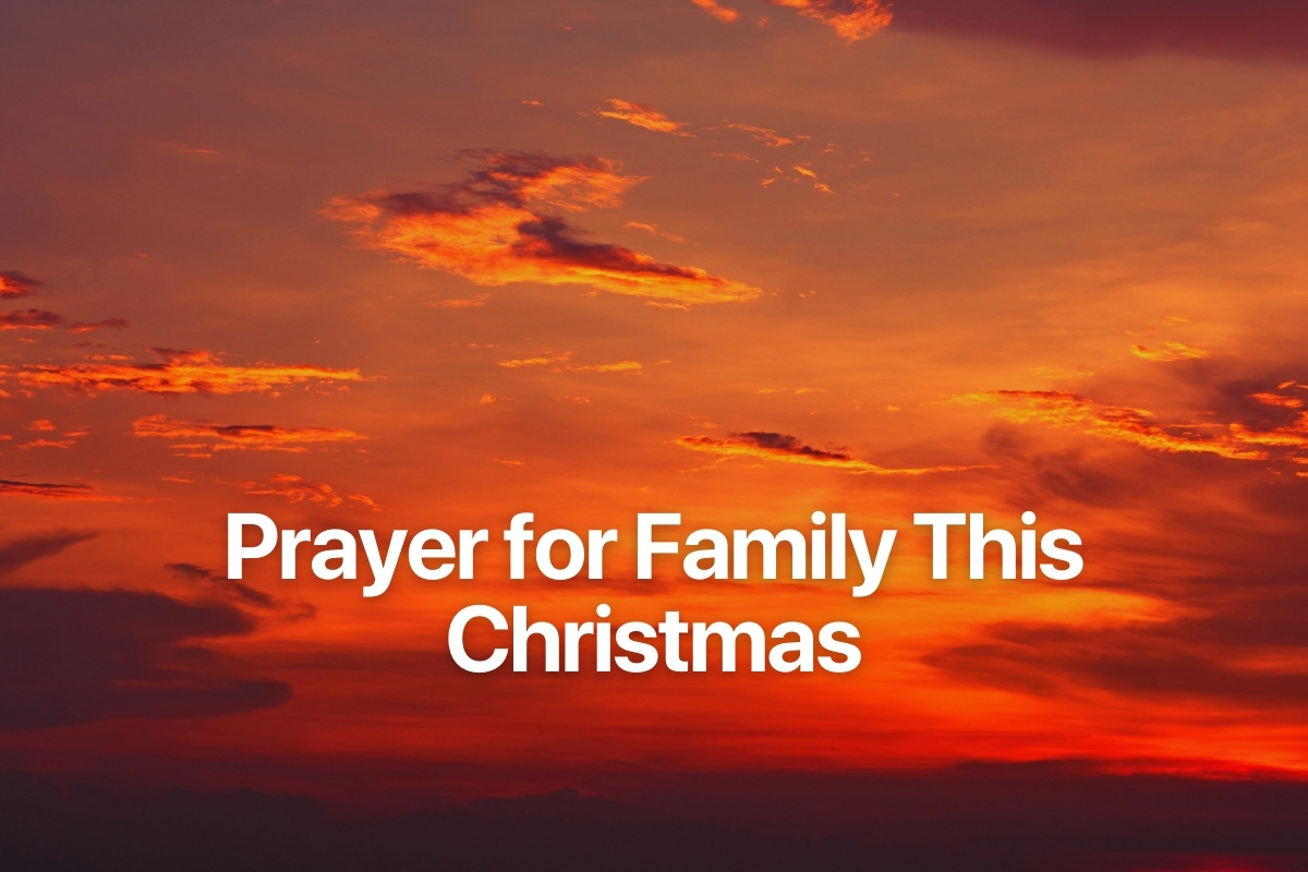 Prayer for Family This Christmas