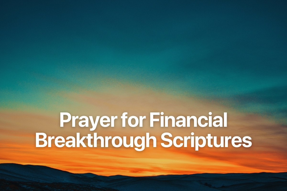 Prayer for Financial Breakthrough Scriptures