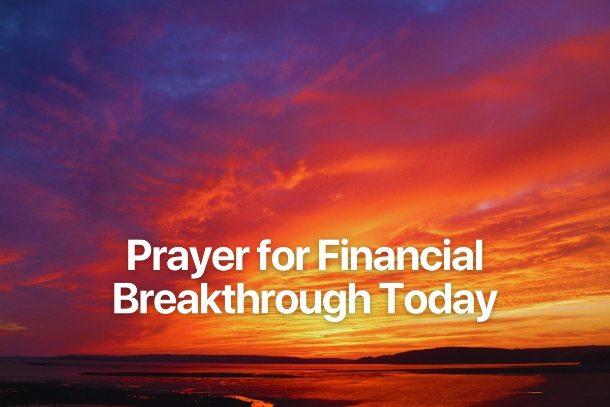 Prayer for Financial Breakthrough Today