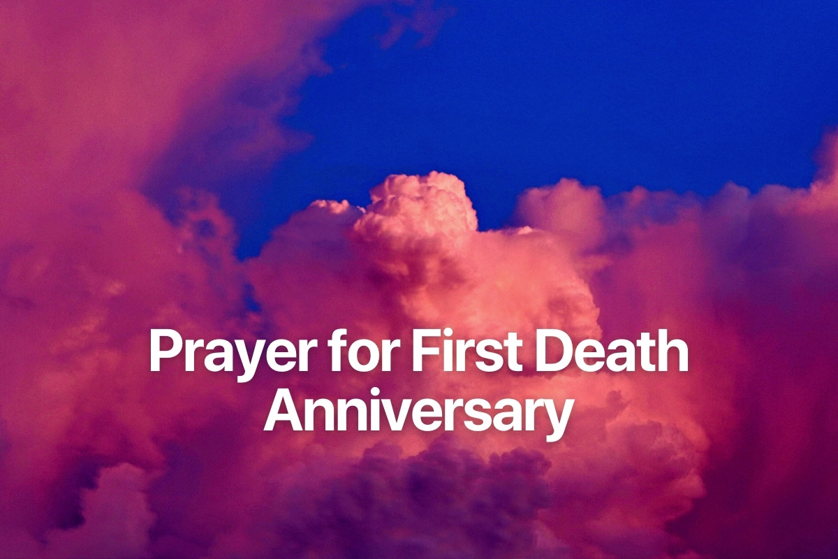 Prayer for First Death Anniversary
