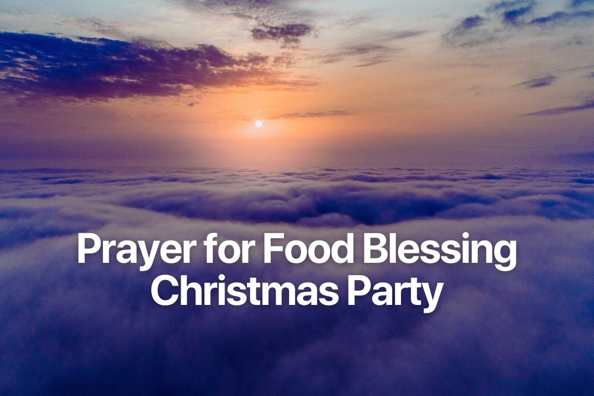 Prayer for Food Blessing Christmas Party