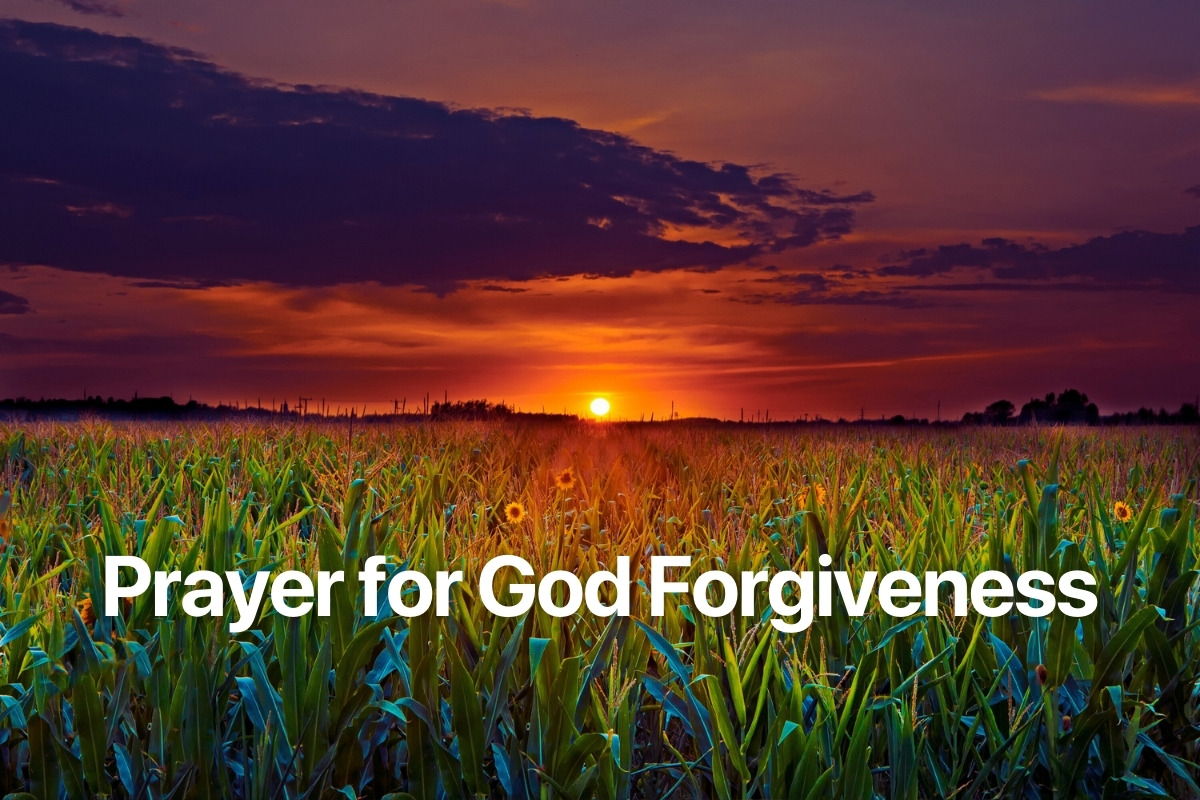 Prayer for God Forgiveness