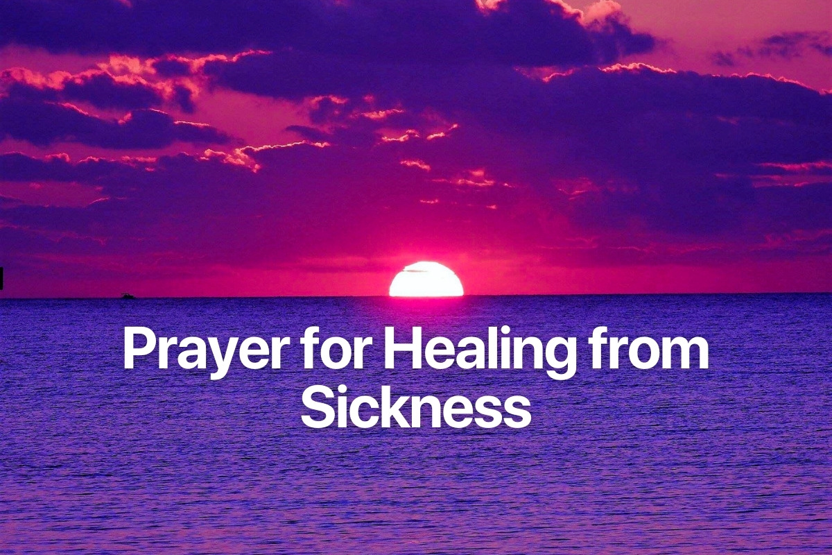 Prayer for Healing from Sickness