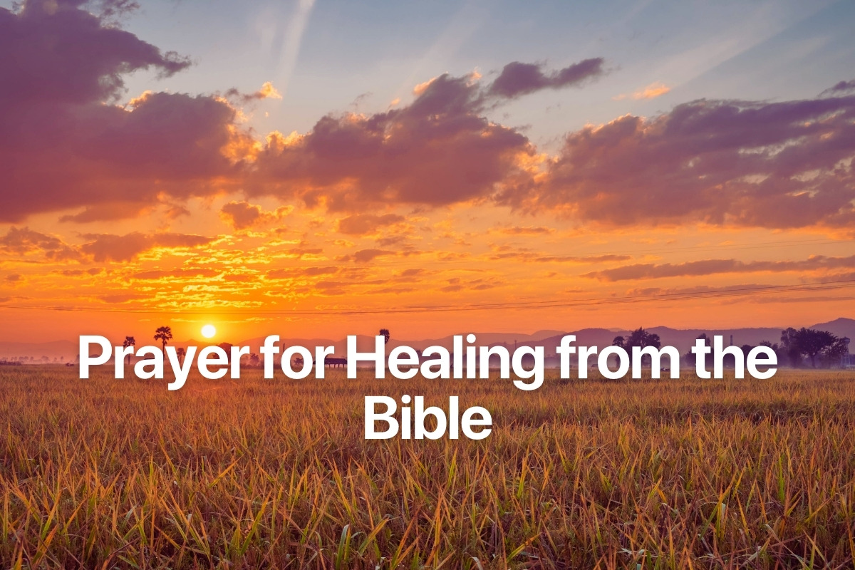 Prayer for Healing from the Bible