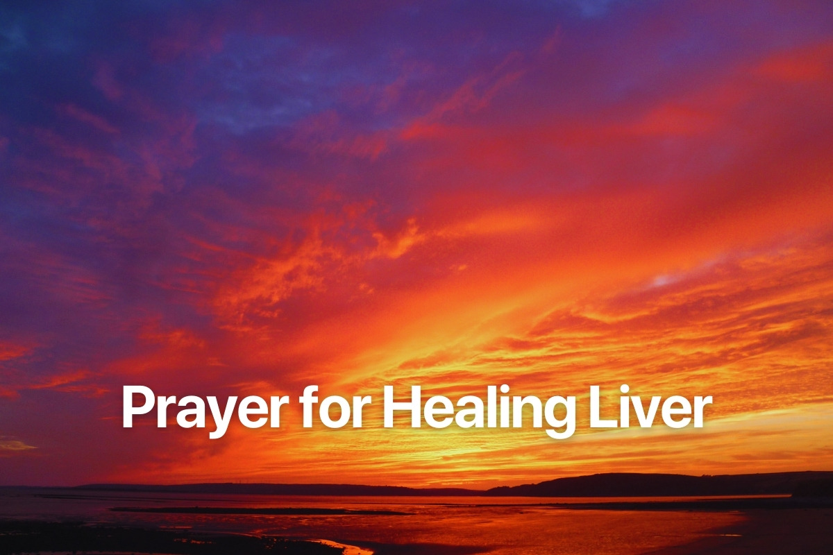 Prayer for Healing Liver