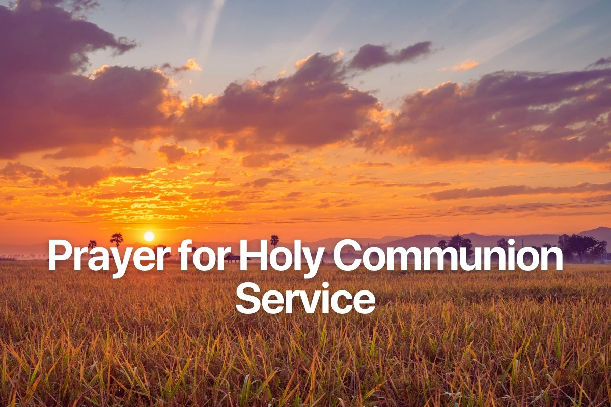 Prayer for Holy Communion Service