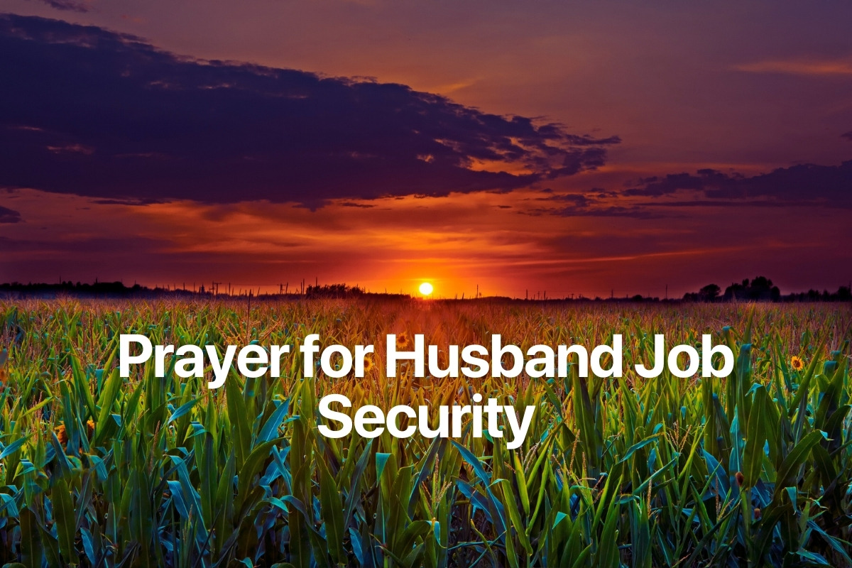 Prayer for Husband Job Security