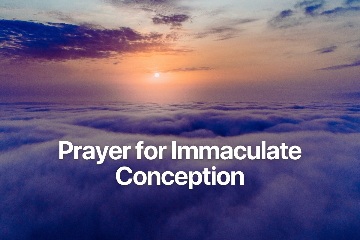 Prayer for Immaculate Conception