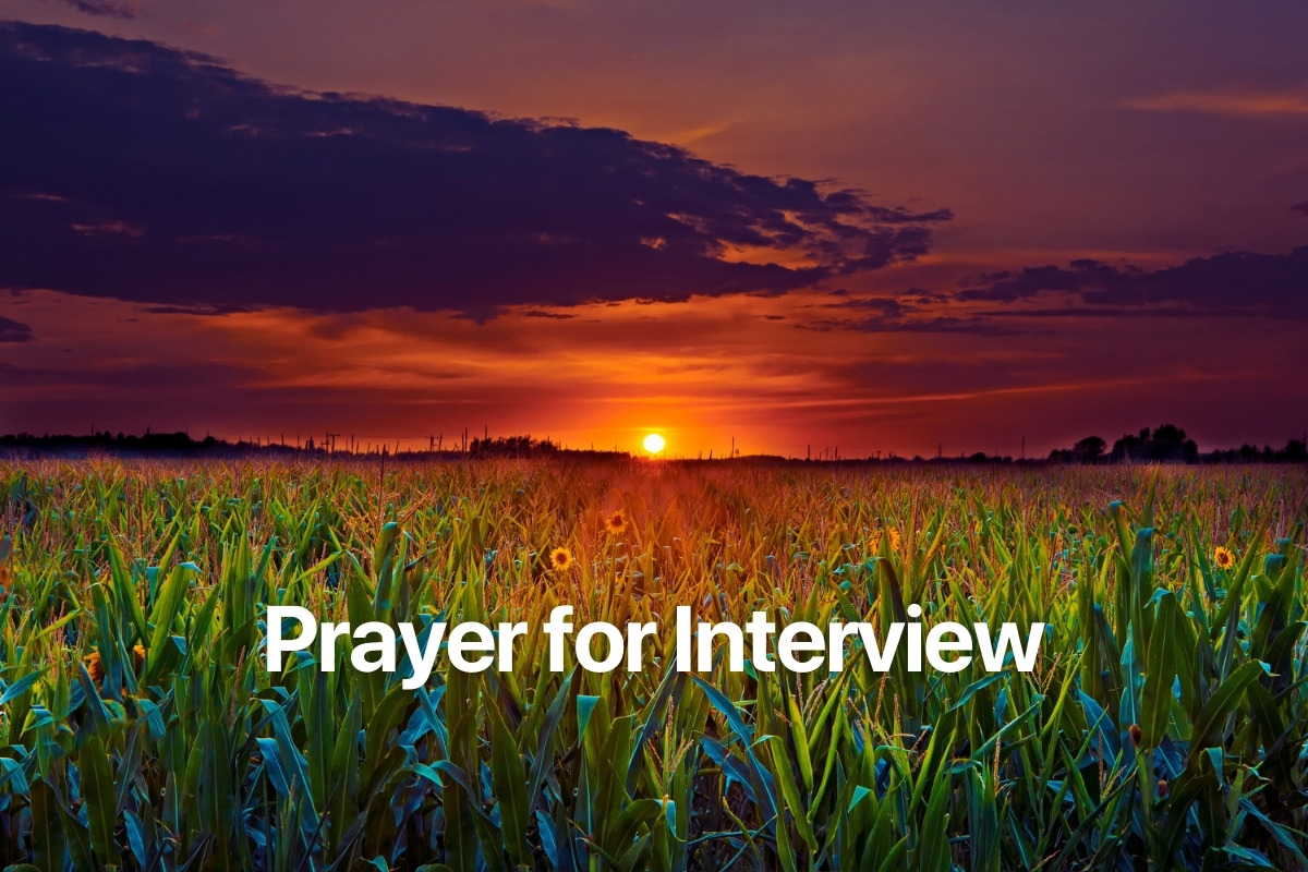 Prayer for Interview