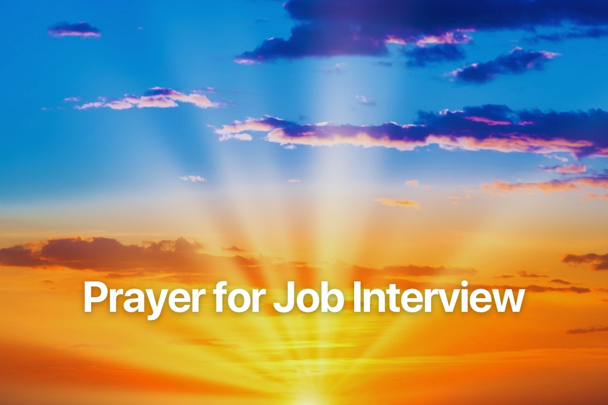 Prayer for Job Interview